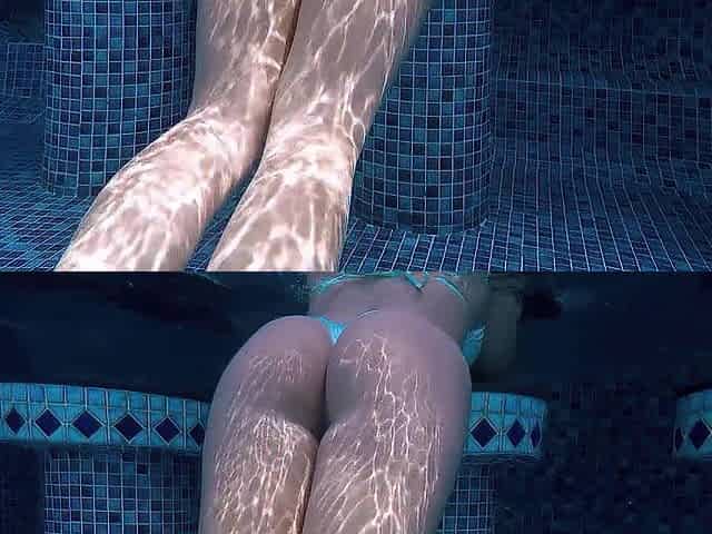 Met her at the Pool, That babe Invited me in her Apartment!