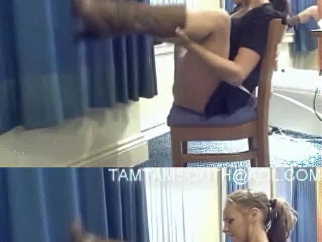Pissing on curtains