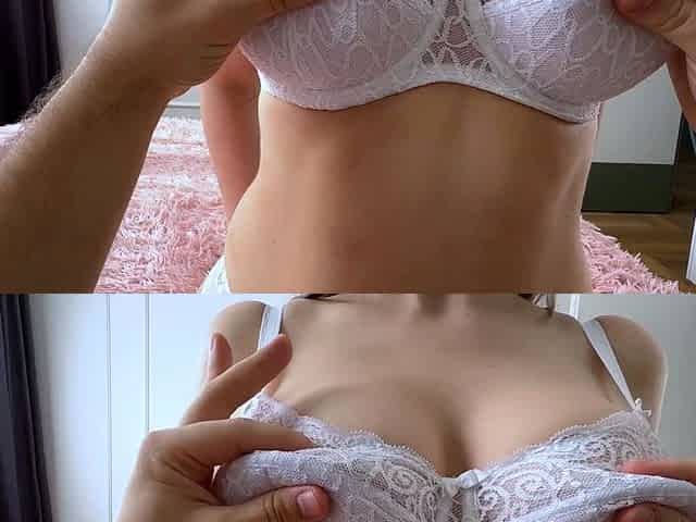 Sensual Tits Sucking and Real Orgasm. Passionate Sex with