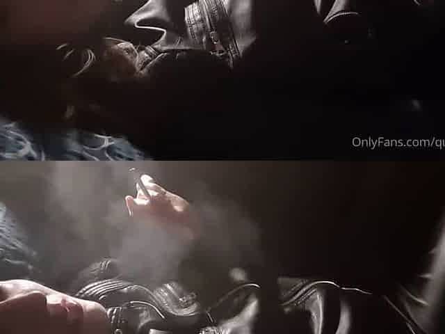 THE QUEEN LOVES TO GET A BIG DOSE OF SMOKE INTO HER BODY TO FEEL EXTREME INTOXICATION