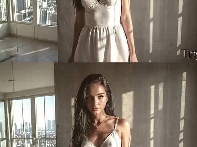 I drilled a slender brunette hair[AI]
