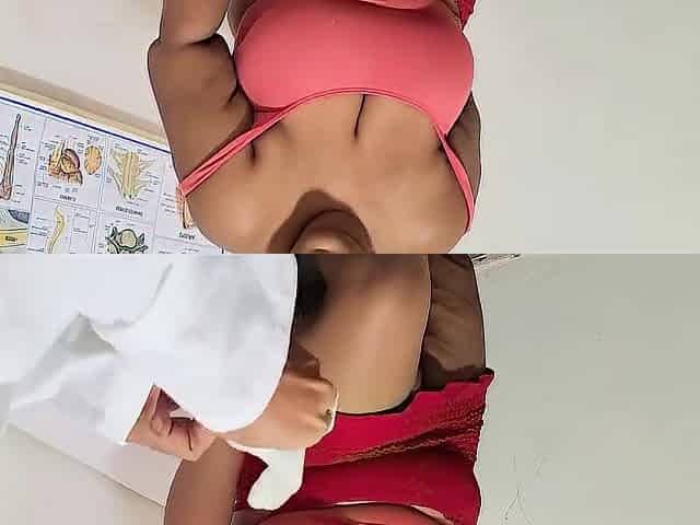 The Gynecologist Gets Very Horny Whilst Attending to His Patient.