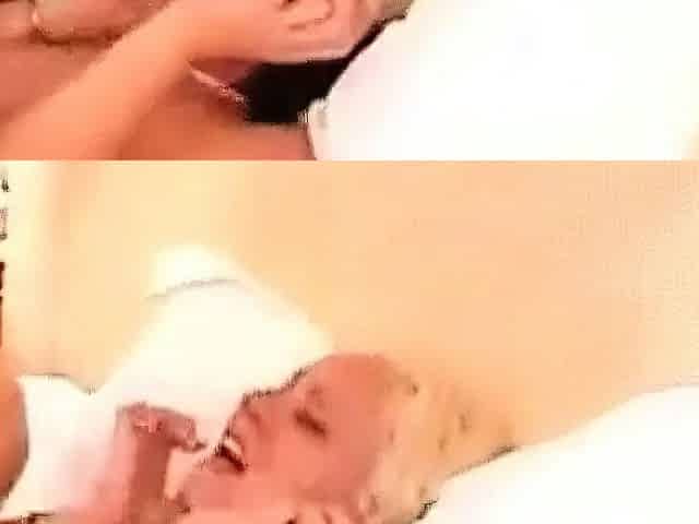 Deutsche Frau Ute im interracial Gangbang Creampie