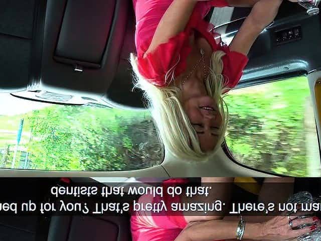 Fake Taxi Mature British Ellens juicy pussy fucked in cab