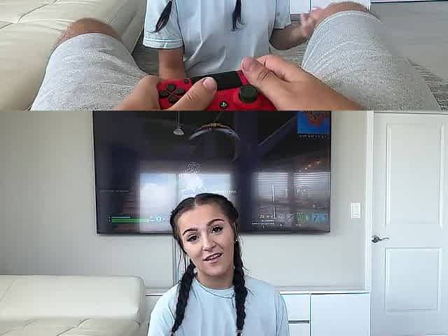 Gamer Male Gets Fortunate Creampie ~ Serena Sterling ~ Household Dream ~ Scott Stark