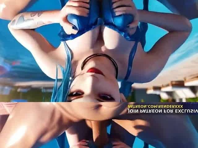 Jinx Titjob Cum On Face