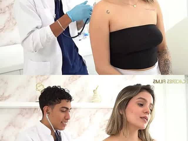 I screw my plastic surgeon, my spouse joins in for a very hawt trio - Melanie Caceres