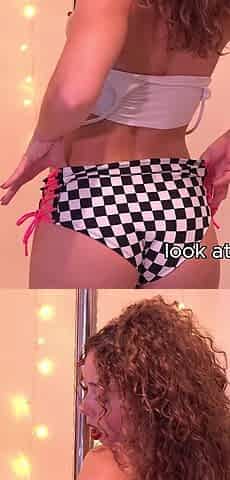 JOI: Humiliating and Provoking with the Little Ass! - Brazilian Cherry Adams - Humiliation and Anal Masturbation!