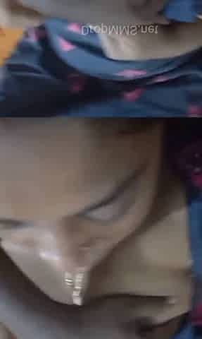 Tamil husband playing with wife boobs
