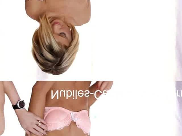 Cute blond teen swaps cum with casting agent