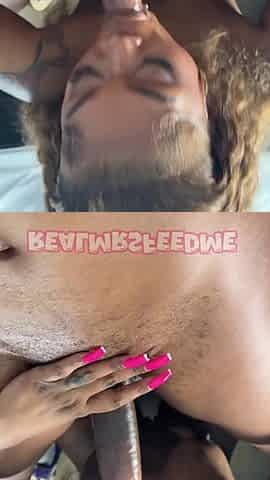 Ebony Barbies suck knob