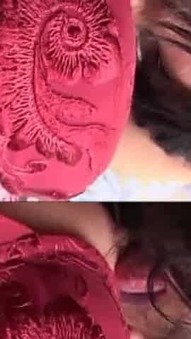 Brunette with big boobs likes hard cock