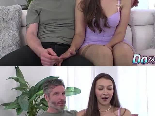 Cuck Watches a Giant Ebony Ramrod Screws Bella Rolland's Booty