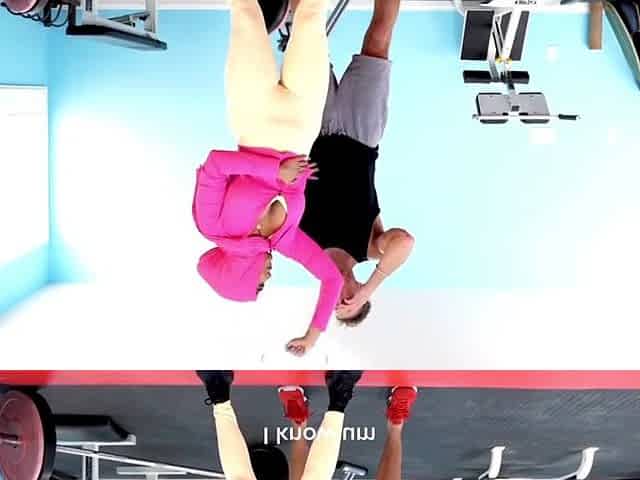 Diabella Eclair Wet Through Her Yoga Pants: Hijabi Mylf Fucks Her Trainer in Secret