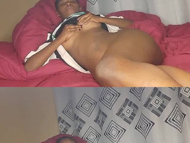 Ebony as charcoal gal squirting
