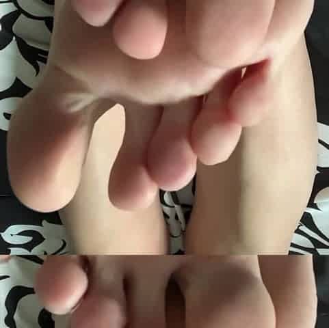 Feet, toes and Dildo