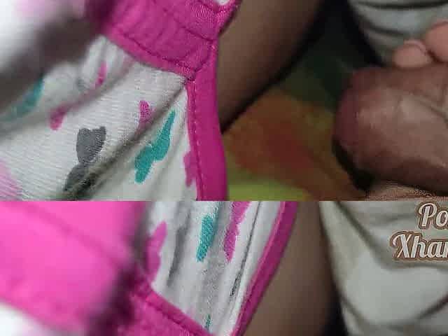 Stepsister's hand secretly helps me cum two times