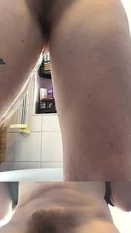 Pissing Down My Bare Legs