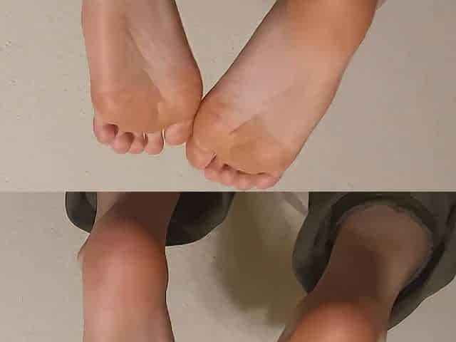 Hawt hot candid feet, my most good movie scene of her caught her with soles in the air