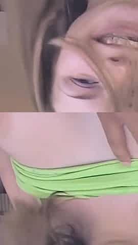 Young Blonde Babe Sucks and Rides Her Dildo