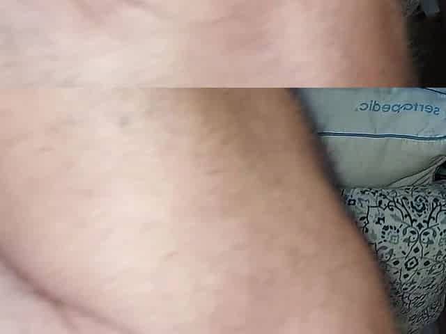 close up of butt action with glass sextoy sliding