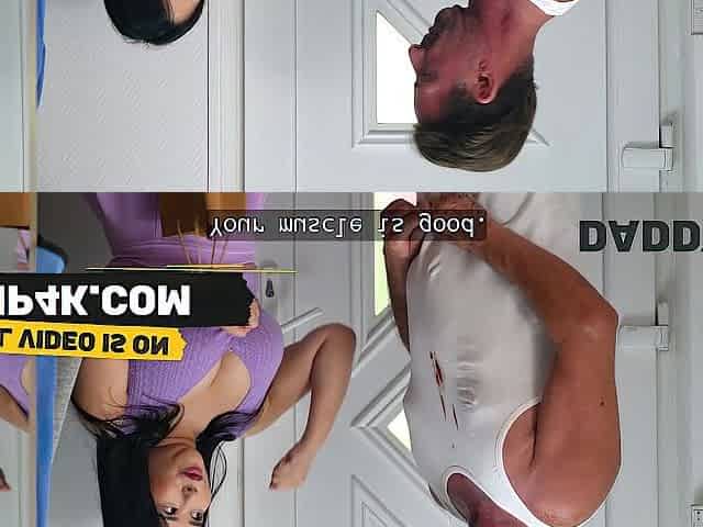 DADDY4K. Oriental with Large Melons Satisfies a Boyfriend's Dad