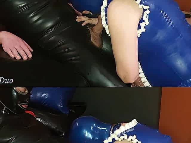 Latex suck and screw