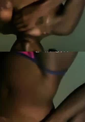 Black Girl Shows Off Her Nipples on Webcam