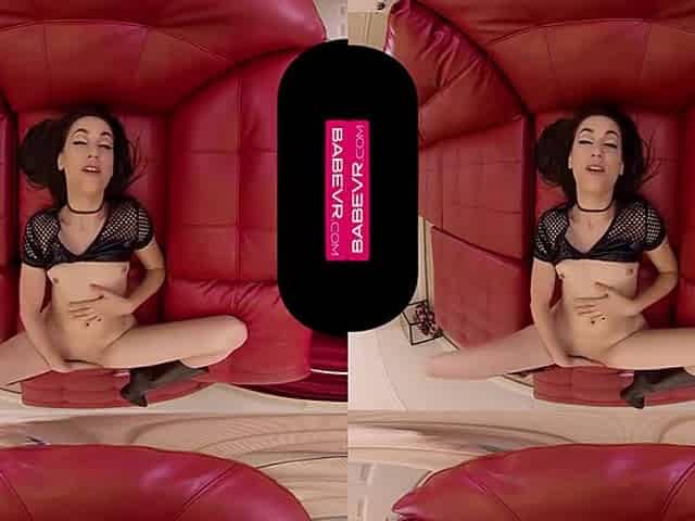 Petite Teen 18+ Plays For And With You With Virtual Reality And Georgia Jones