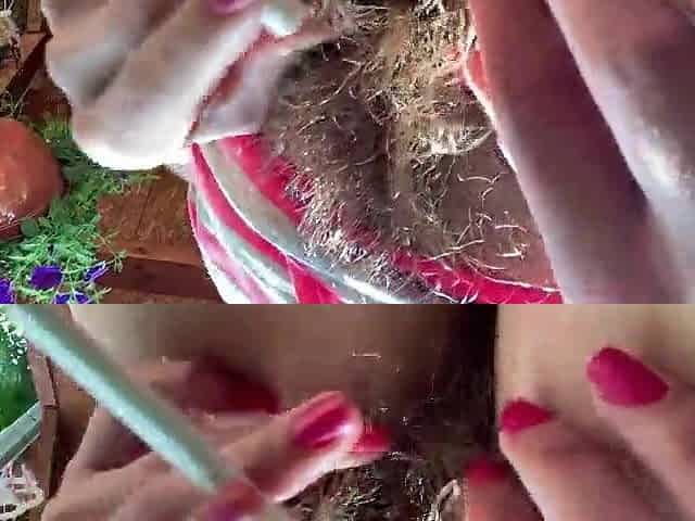 hirsute bush twat