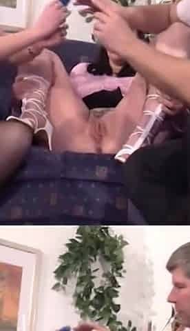 Big boobs big ass threesome fucking
