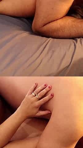 Squirting Toy DP Fuck Dildo with Creampie