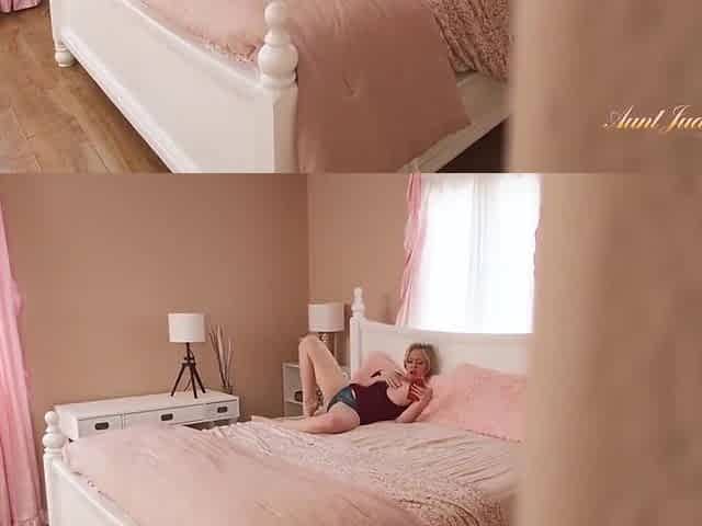 Catching Your Busty Milf Stepmom How She Masturbating In Stepsisters Room (pov) - Dee Williams