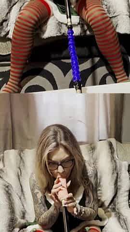 Kinky Elf Tests a Toy
