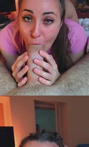 Cum & Ride - Face Full of Cum, Vagina Riding Pleasure