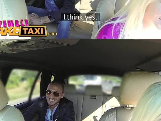 FemaleFakeTaxi Italian tourist bangs hawt breasty blond driver