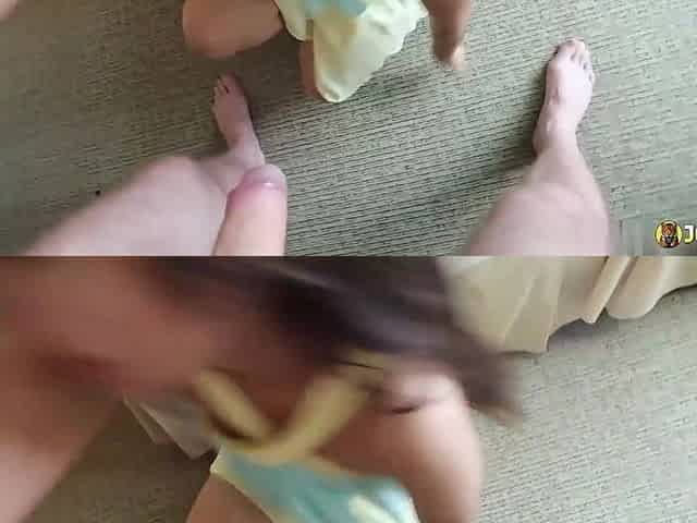 Johntronx - Cute Asian Amateur Girl Enjoys Sucking and Fucking Cock