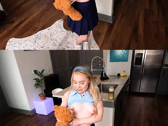 Stepdaughter playing the wife for her college assignment
