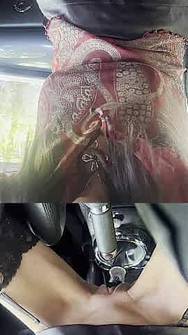 Gear Stick/Shift Ride in Public Car Park