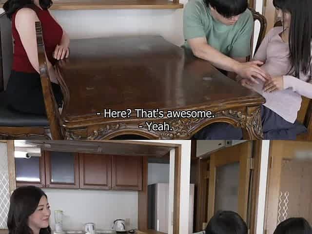Asian horny MILF impassioned porn scene