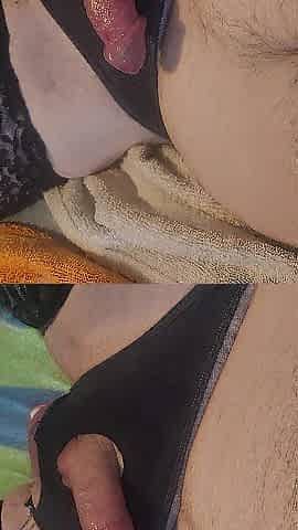 sissy cums twice