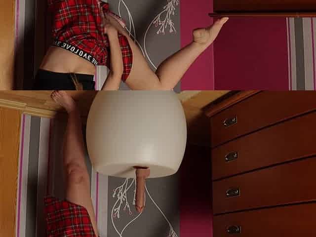 I Hid in the Room From My Parents and Masturbated Sitting on a Big Dildo. Annahomemix