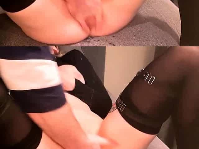 Blonde Russian Squirts All Over