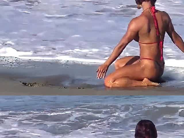 Tanned And Sultry Fitness Mom Toni Andra 4