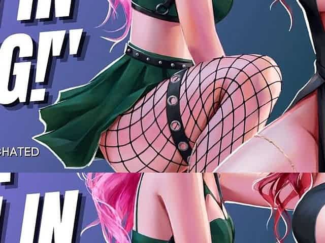 Your Prude GF Gets a Lesson in Fucking from Her Slutty Goth