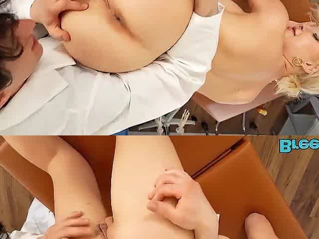 Annalena Reno takes in the pussy with the help of medical assistance