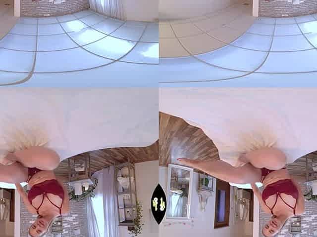 Before - Big Tits Pornstar Natalie Cherie Solo Masturbation 3D Porn VR