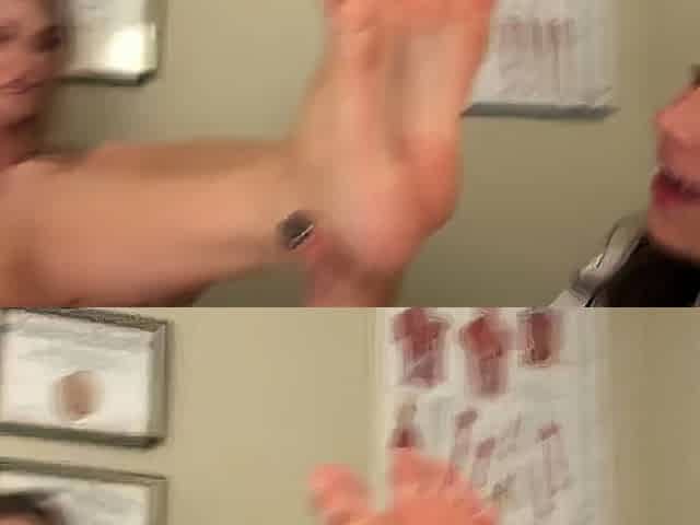 Retro lesbian foot fetish