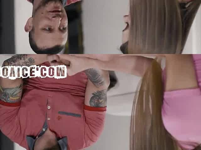 Sexy Brunette hair Playgirl Banged by a Stranger