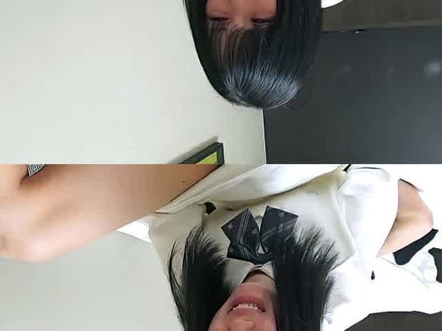 Japanese teen blowjob and hard fuck uncensored